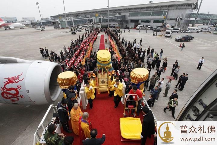 佛顶骨舍利运往港澳接受瞻礼